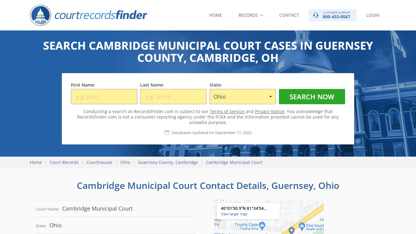 Cambridge Municipal Court Case Search - RecordsFinder