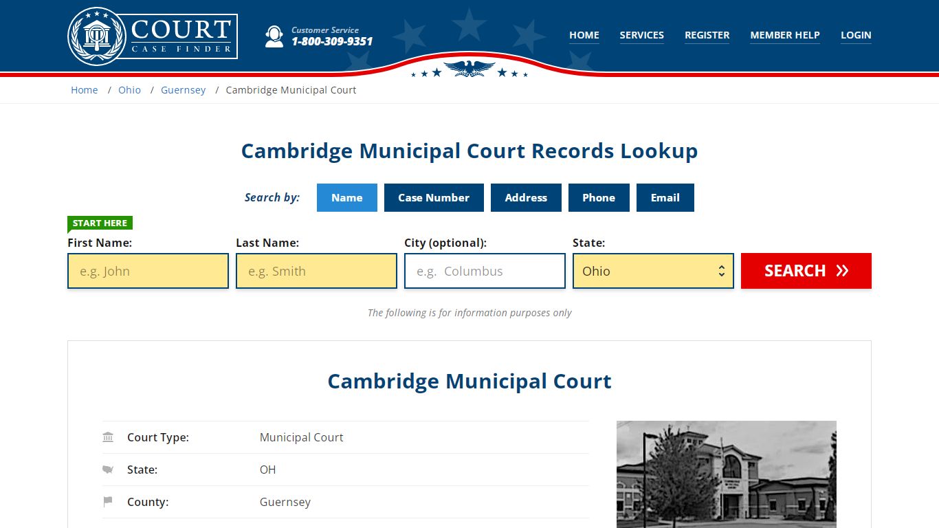 Cambridge Municipal Court Records Lookup - CourtCaseFinder.com